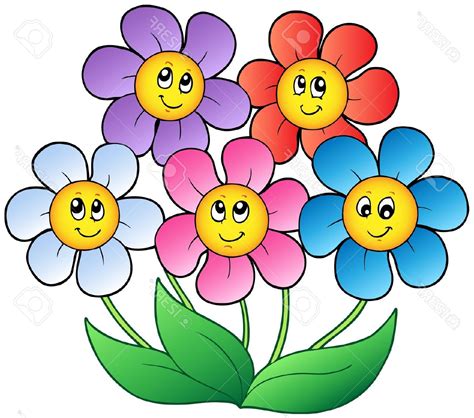 flowers images cartoon